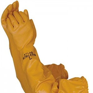 Gant Nitrile résistant aux produits chimiques, bras complet Gant Nitrile résistant aux produits chimiques, bras complet