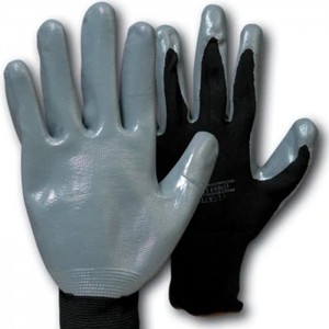 Gant de nylon avec paume de nitrile Gant de nylon avec paume de nitrile