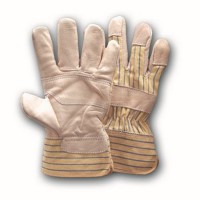 Gant cuir de vache, 3 pièces