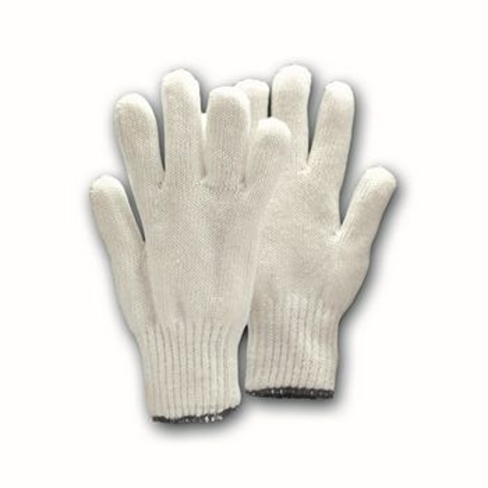 Gant tricot blanc